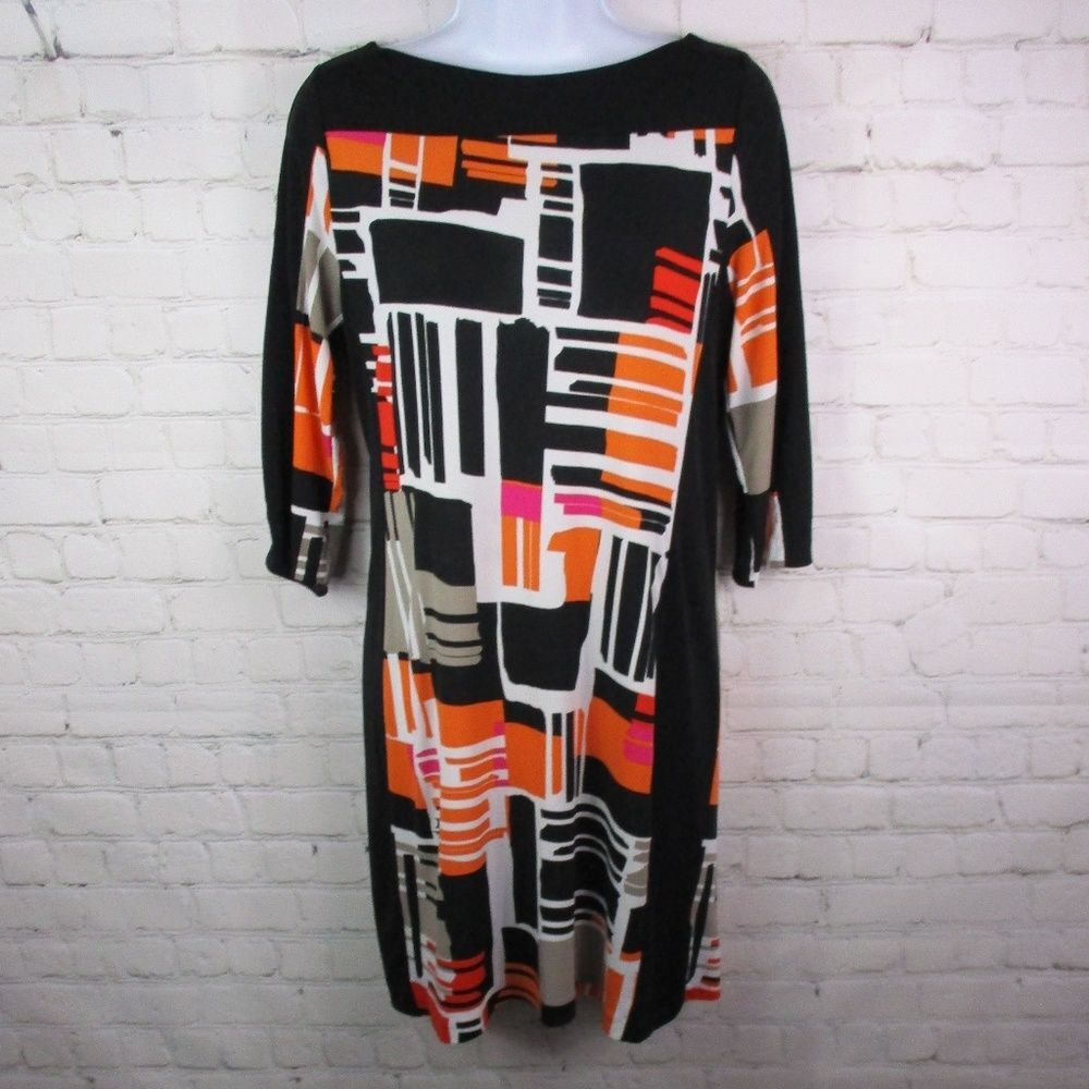Banana Republic Factory Abstract Geometric Print Career Wear Dress